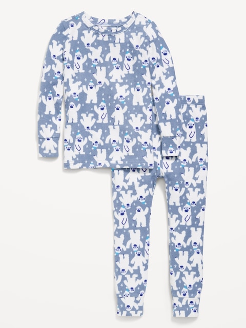Cozy Printed Snug-Fit Pajama Set for Toddler & Baby