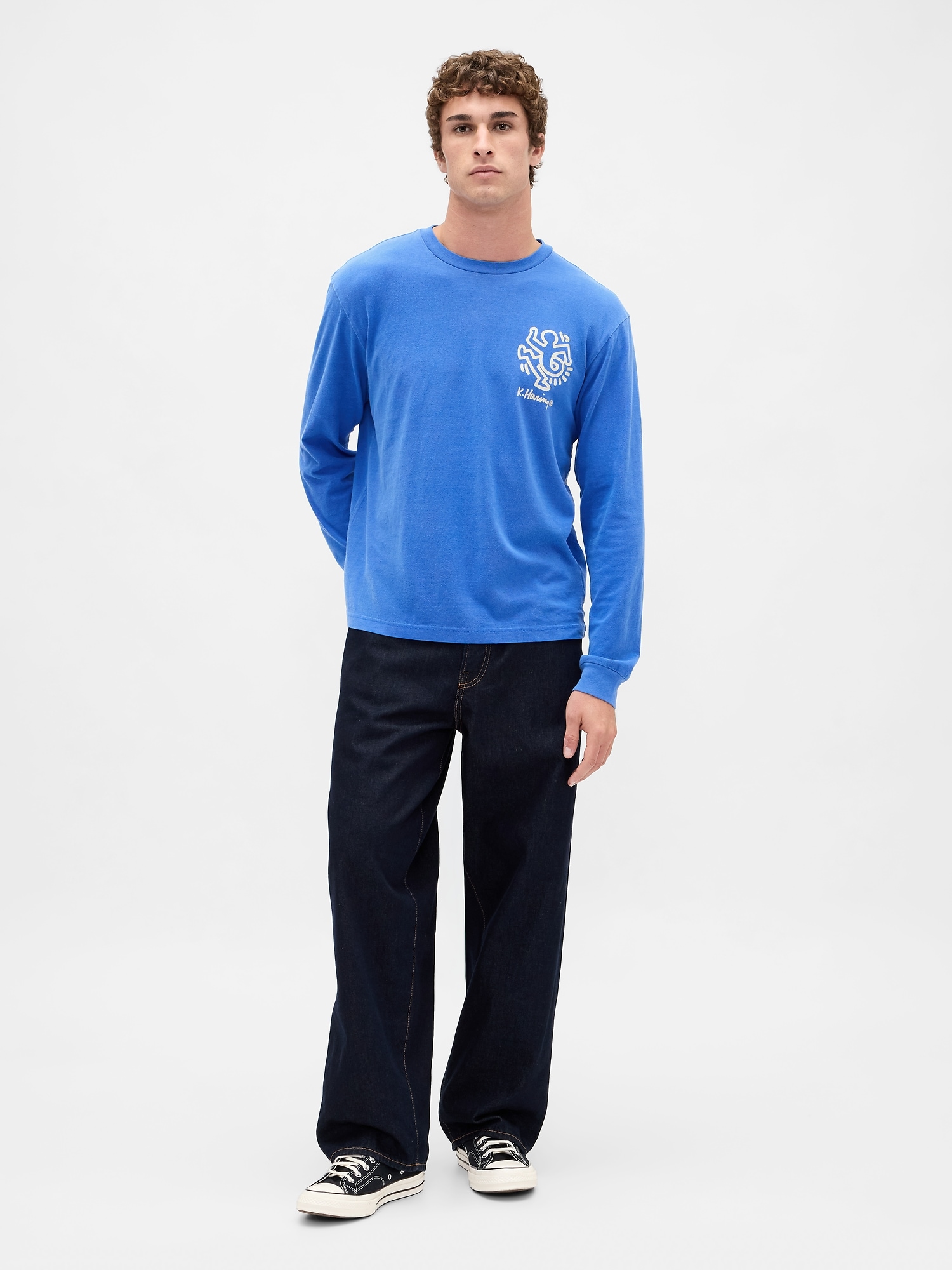 Keith Haring Relaxed Graphic T-Shirt