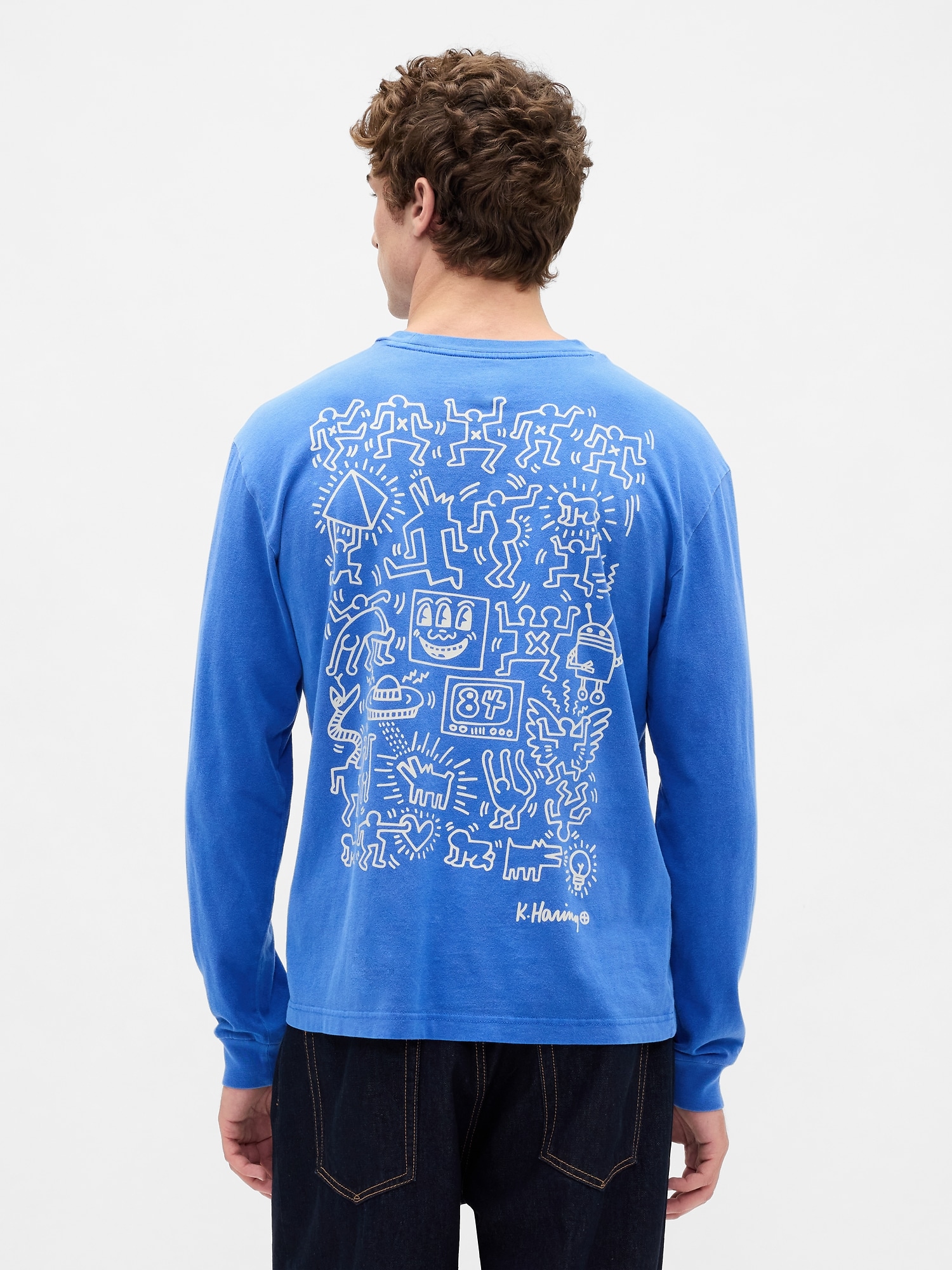 Keith Haring Relaxed Graphic T-Shirt
