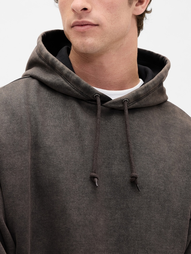 ヘビーウェイト クロップドパーカー-3