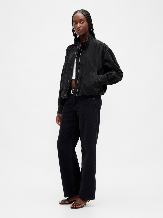 デニム バブルジャケット-1