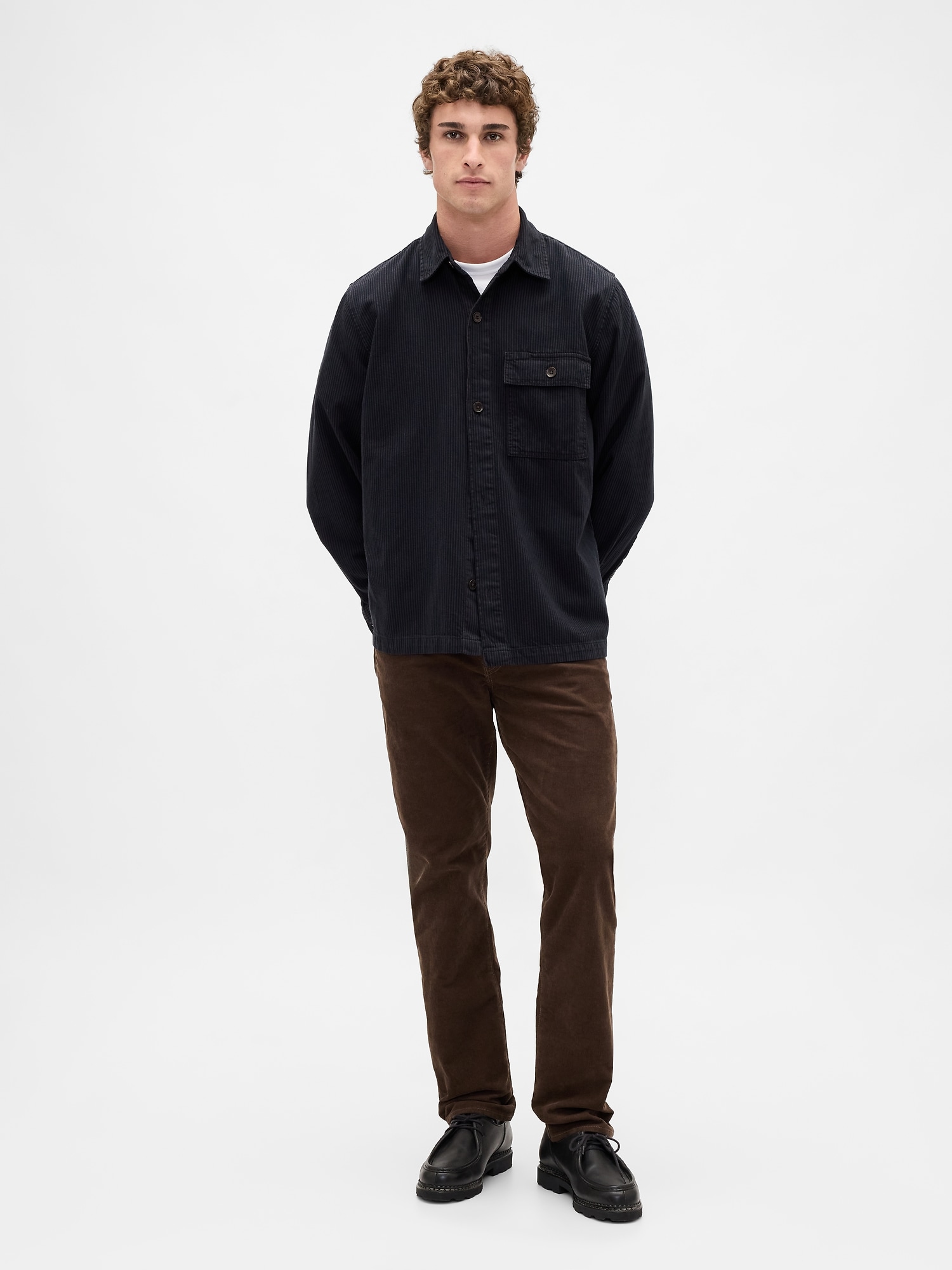 Corduroy Straight Pants