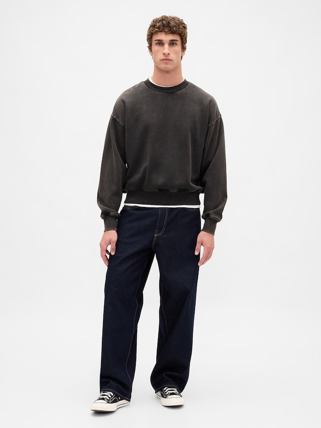 ヘビーウェイト オーバーサイズ スウェットシャツ-1