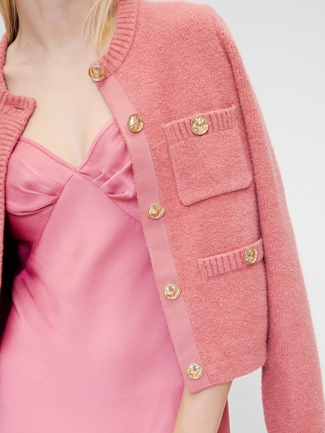 GapStudio サテン ミディドレス-4