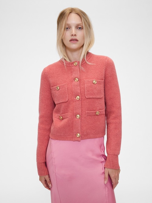 GapStudio クロップドカーディガン