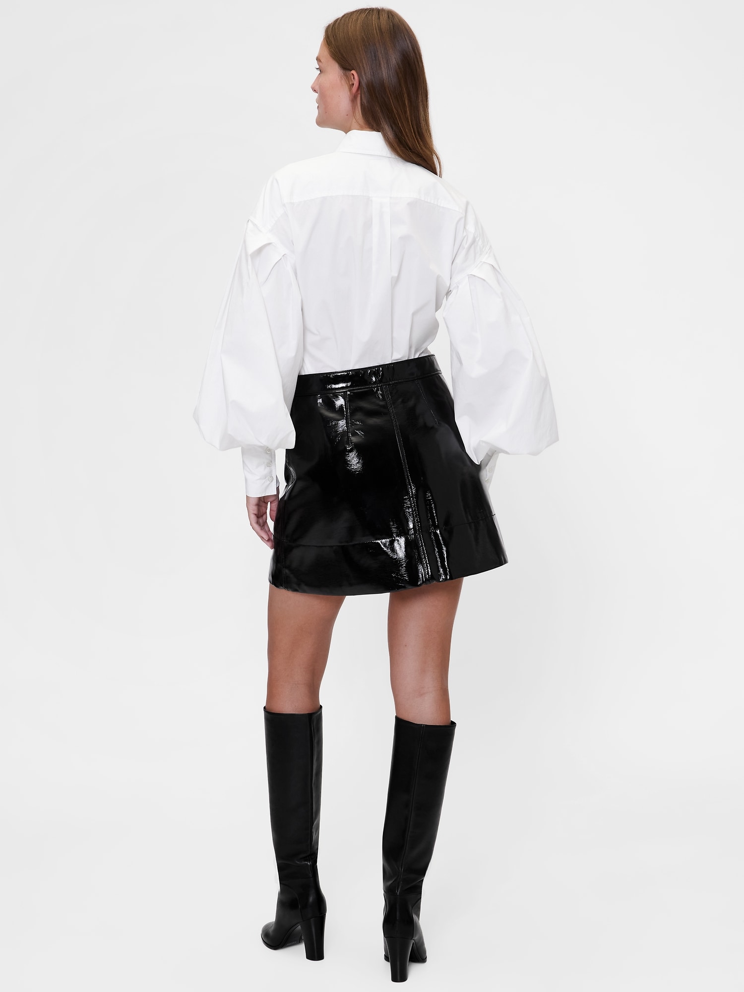 GapStudio ポプリン ボウタイシャツ-2