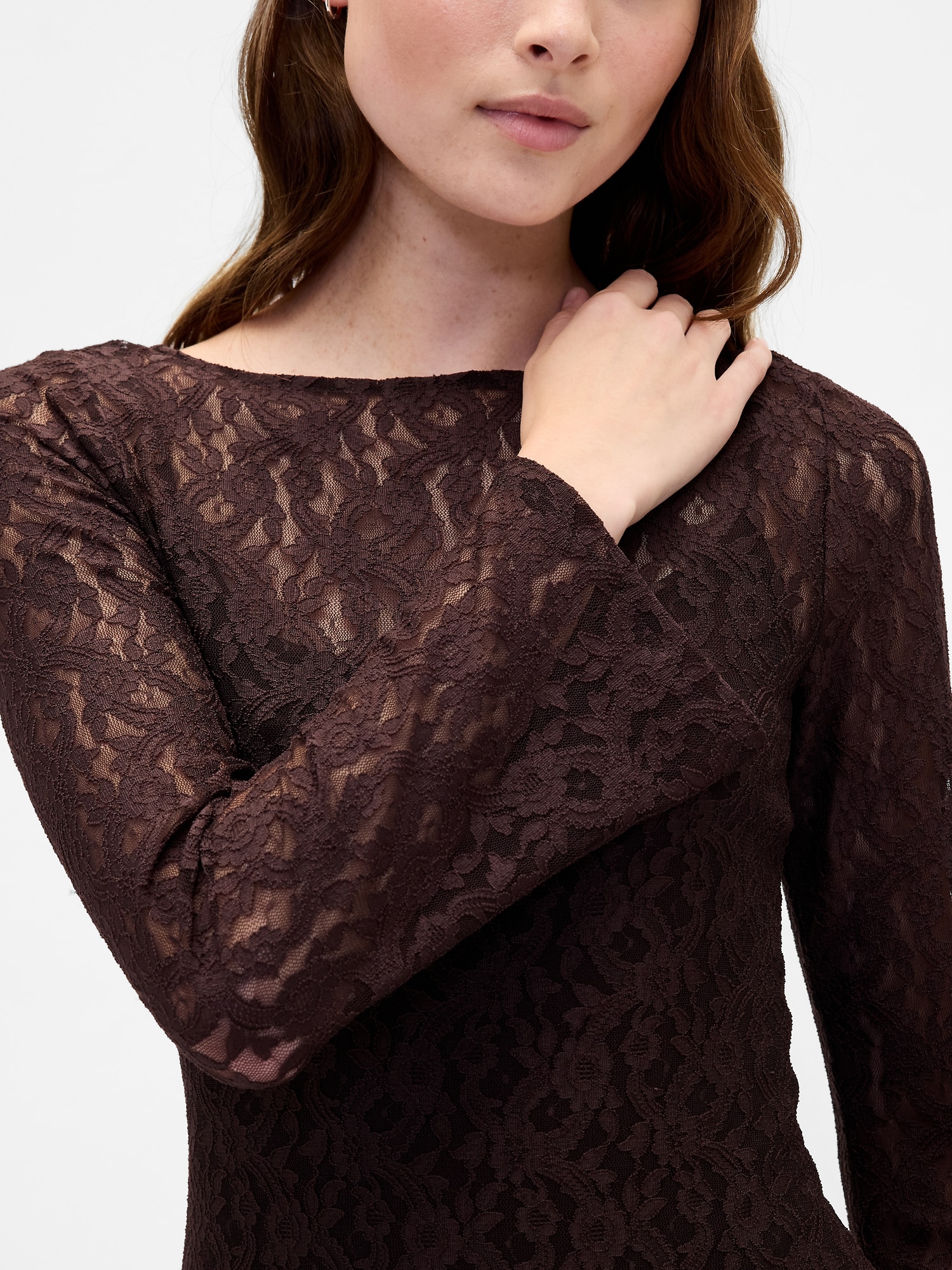 Banana Republic Mesh Long-Sleeve Maxi Dress at Bayshore Shopping Centre in Ottawa, ON Banana Republic Mesh Long-Sleeve Maxi Dress at Bayshore Shopping Centre in Ottawa, ON