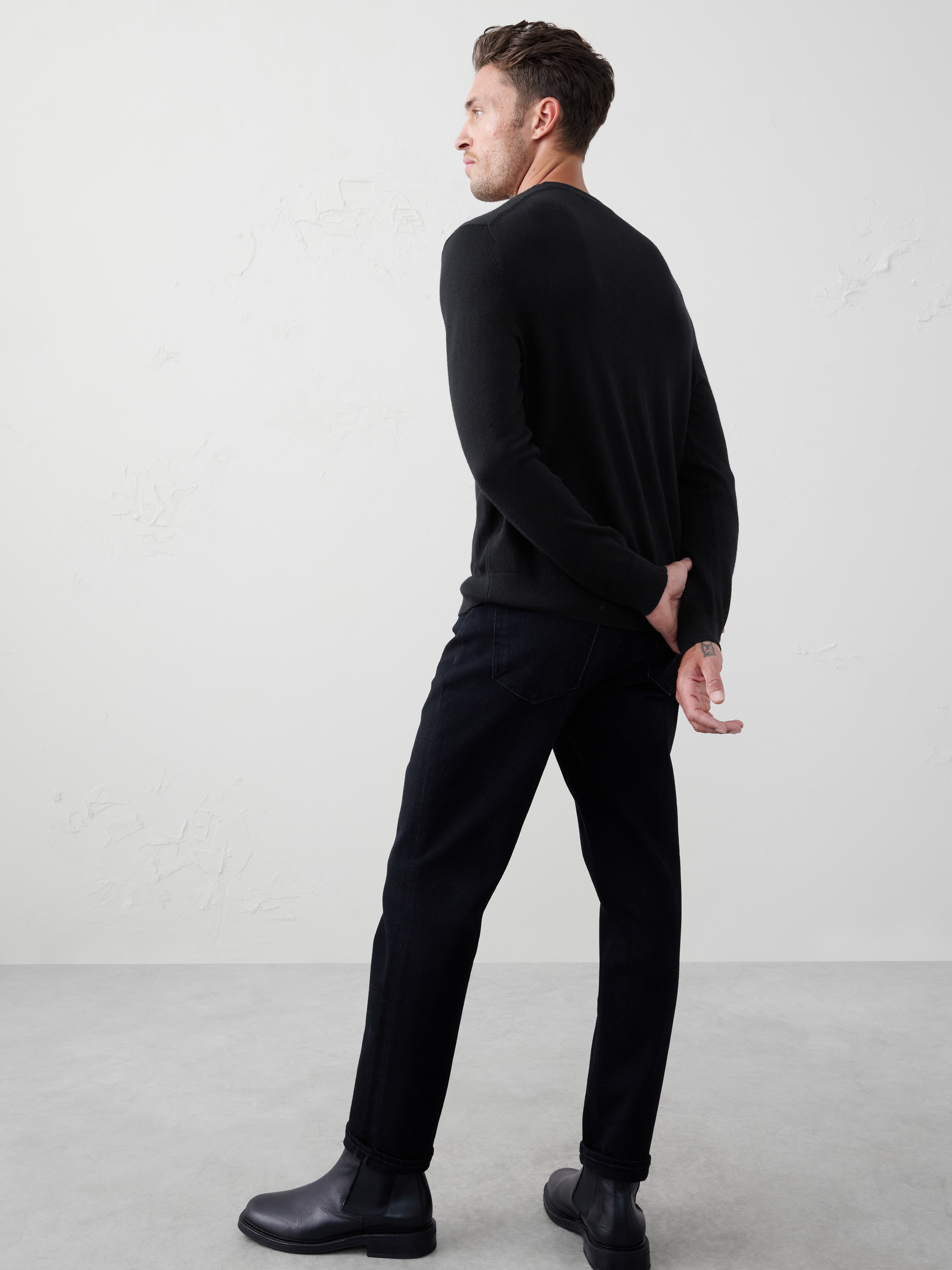 Merino Wool V-Neck Sweater | Banana Republic Factory