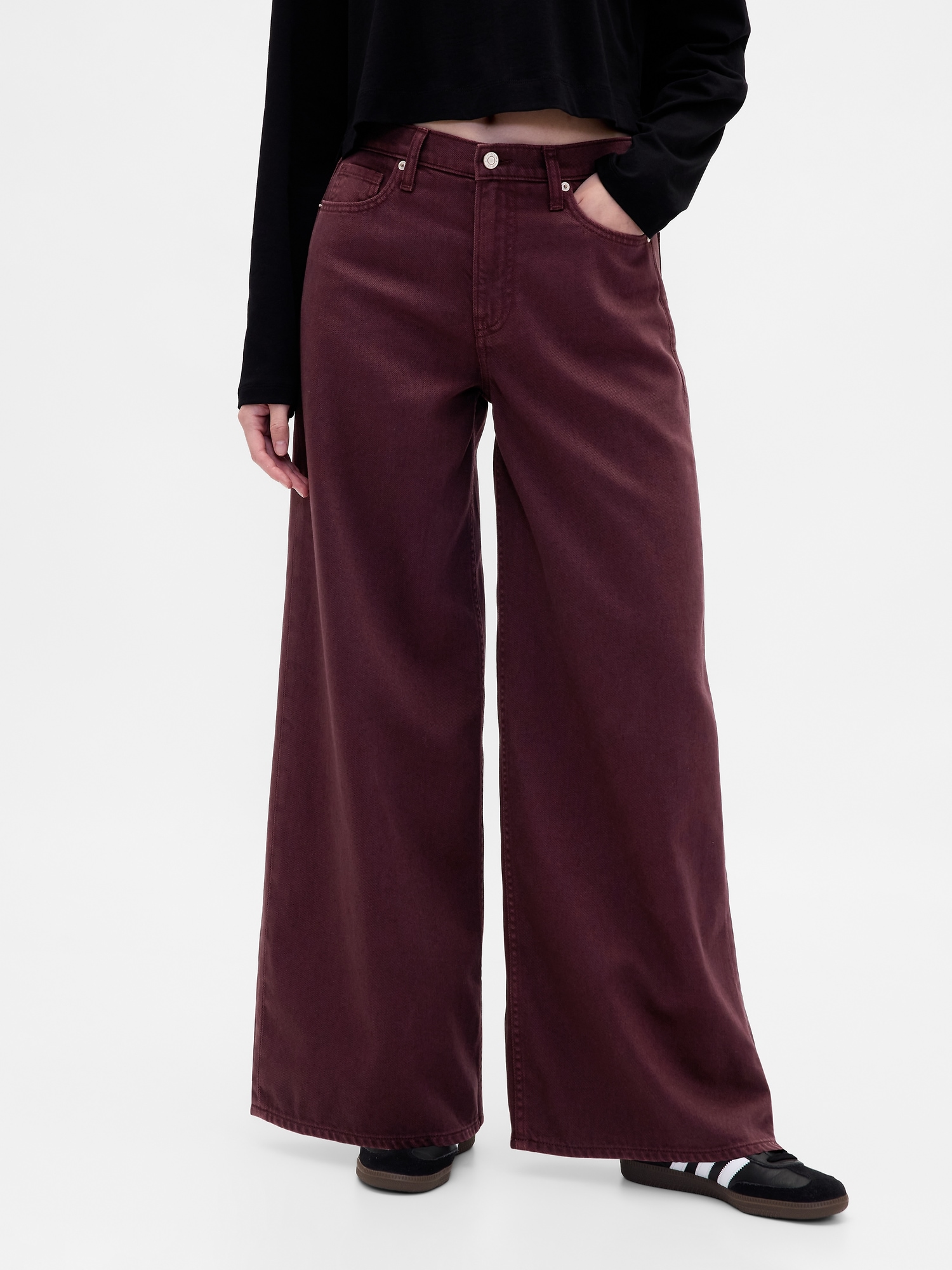 ミッドライズ ウルトラソフト バギーデニム-1