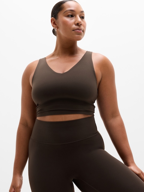Transcend V-Neck Crop Sports Bra D-DD