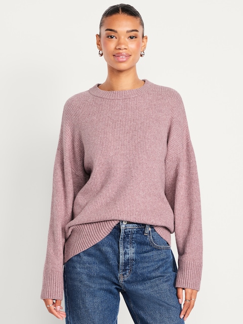 SoSoft Crew-Neck Tunic Sweater