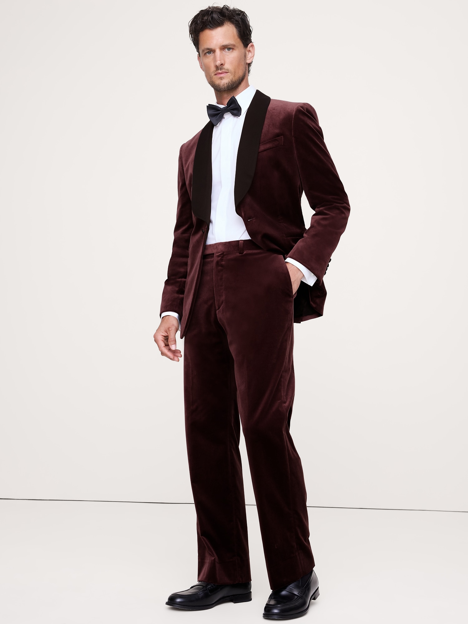 PANTALON DROIT EN VELOURS