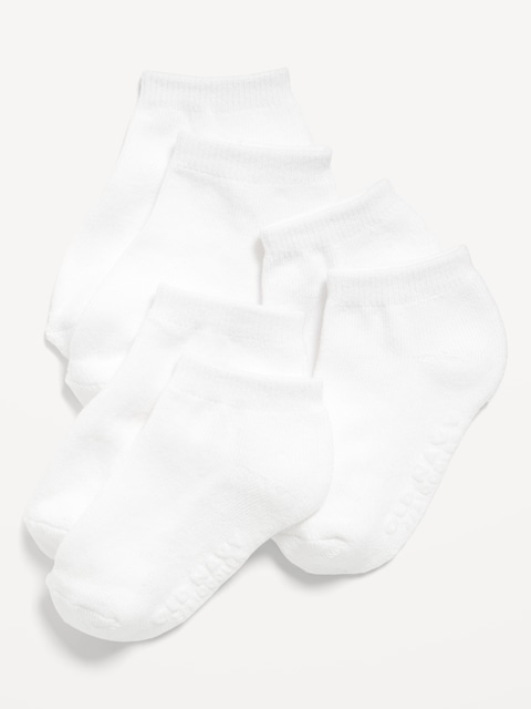 Unisex 3-Pack Ankle Socks for Toddler & Baby