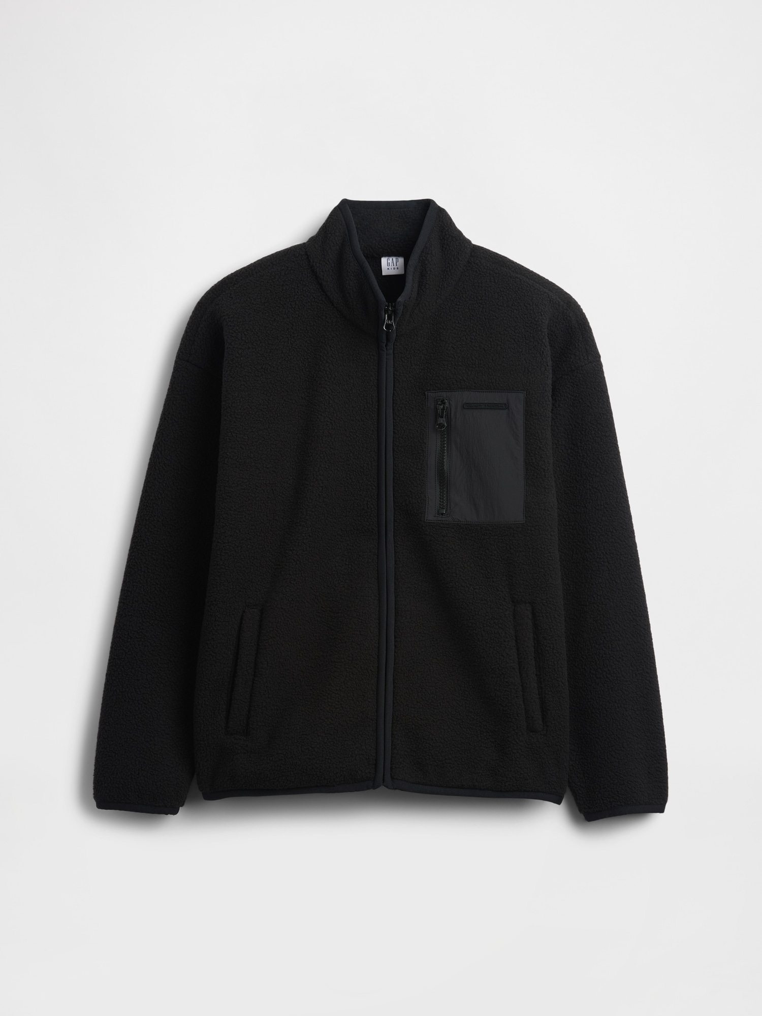 リラックスフィット ボアジャケット (キッズ)-1