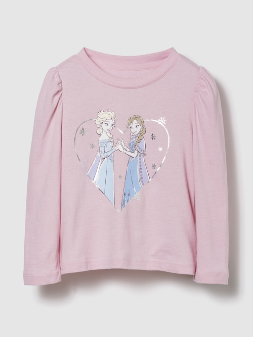babyGap × ディズニー パフスリーブ グラフィックTシャツ