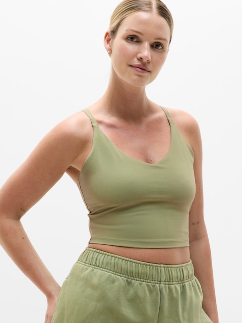 V-Neck Crop Bra