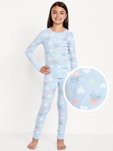 Disney© Lilo & Stitch Snug-Fit Graphic Pajama Set for Girls