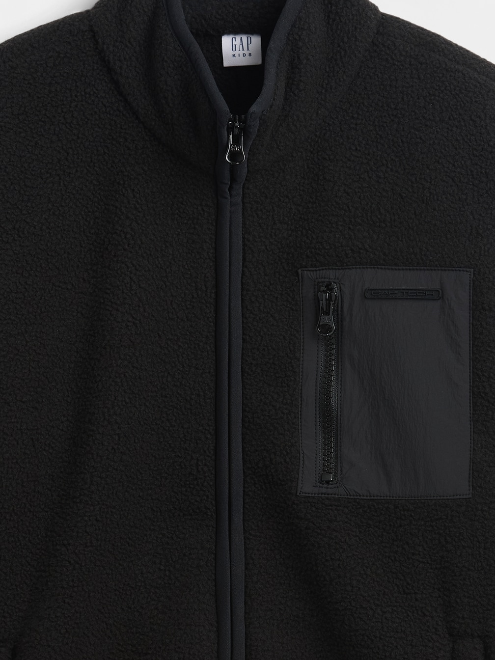 リラックスフィット ボアジャケット (キッズ)-4