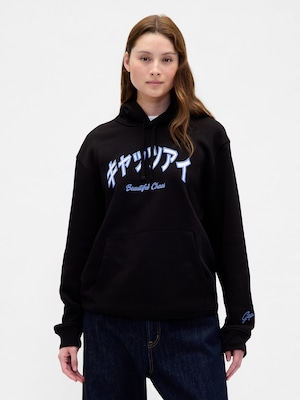 KATSEYE ロゴ リラックスフィットパーカー (ユニセックス)