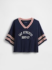 オーガニックコットン クロップド ジャージーTシャツ-4
