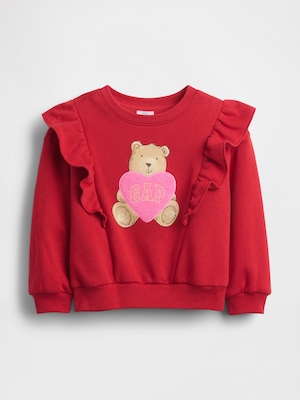 babyGap ラッフルフリル ブラナンベア スウェットシャツ