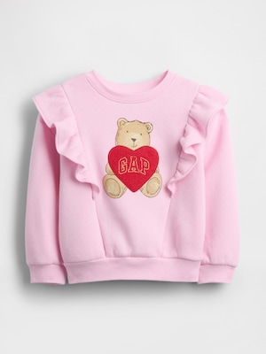 babyGap ラッフルフリル ブラナンベア スウェットシャツ