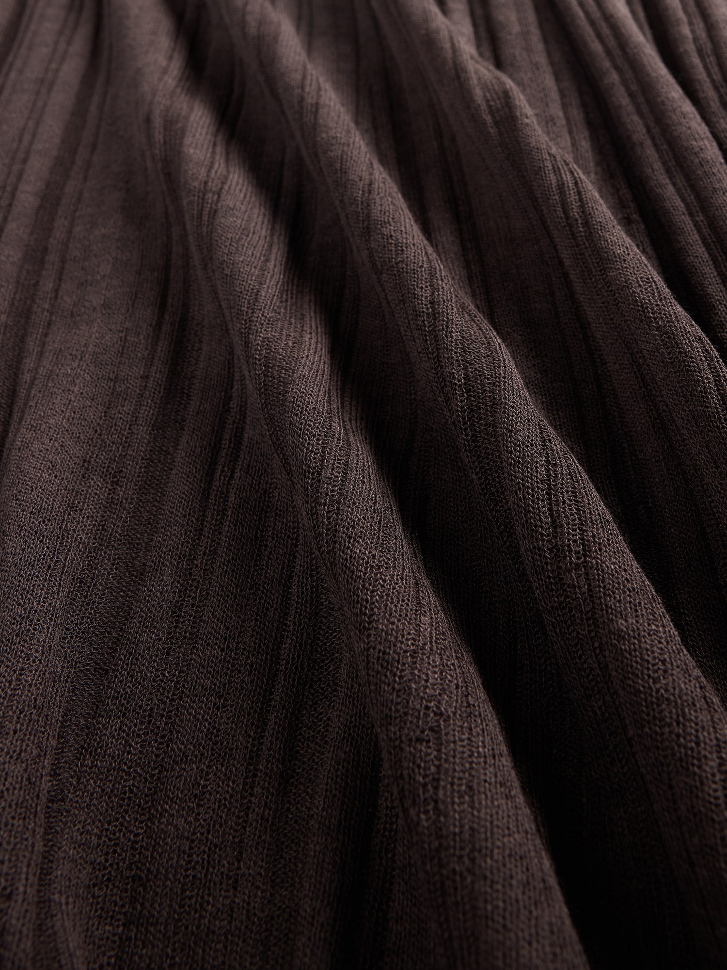 Sheer Maxi Sweater Skirt