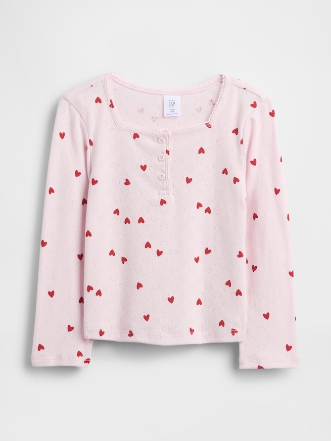 ポインテール ヘンリーネック トップス (幼児・ベビー)-0