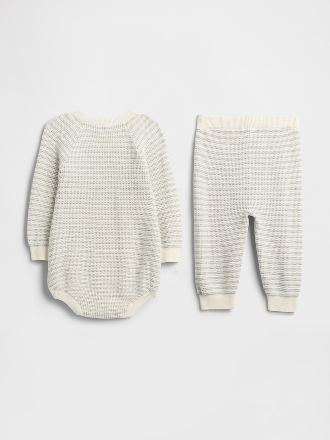 ニットボディスーツ コーデセット (ベビー)-1