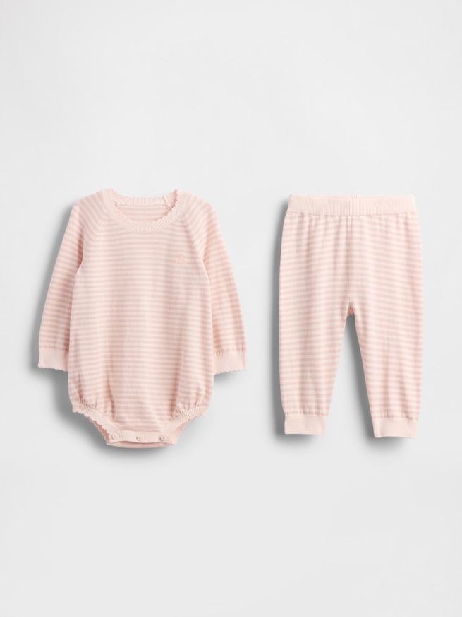 ニットボディスーツ コーデセット (ベビー)-0