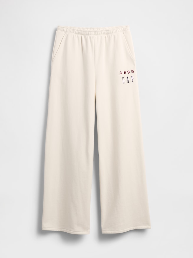 30th アニバーサリー ヘビーウェイト フレンチテリー GAPロゴ バギースウェットパンツ-0