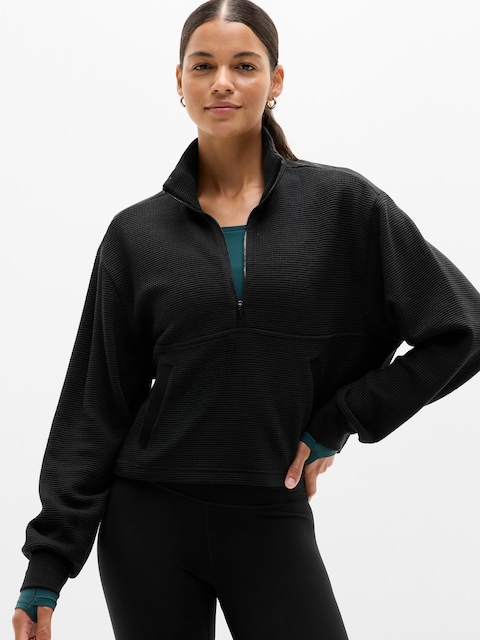 Tranquil Waffle 1/2 Zip Sweatshirt