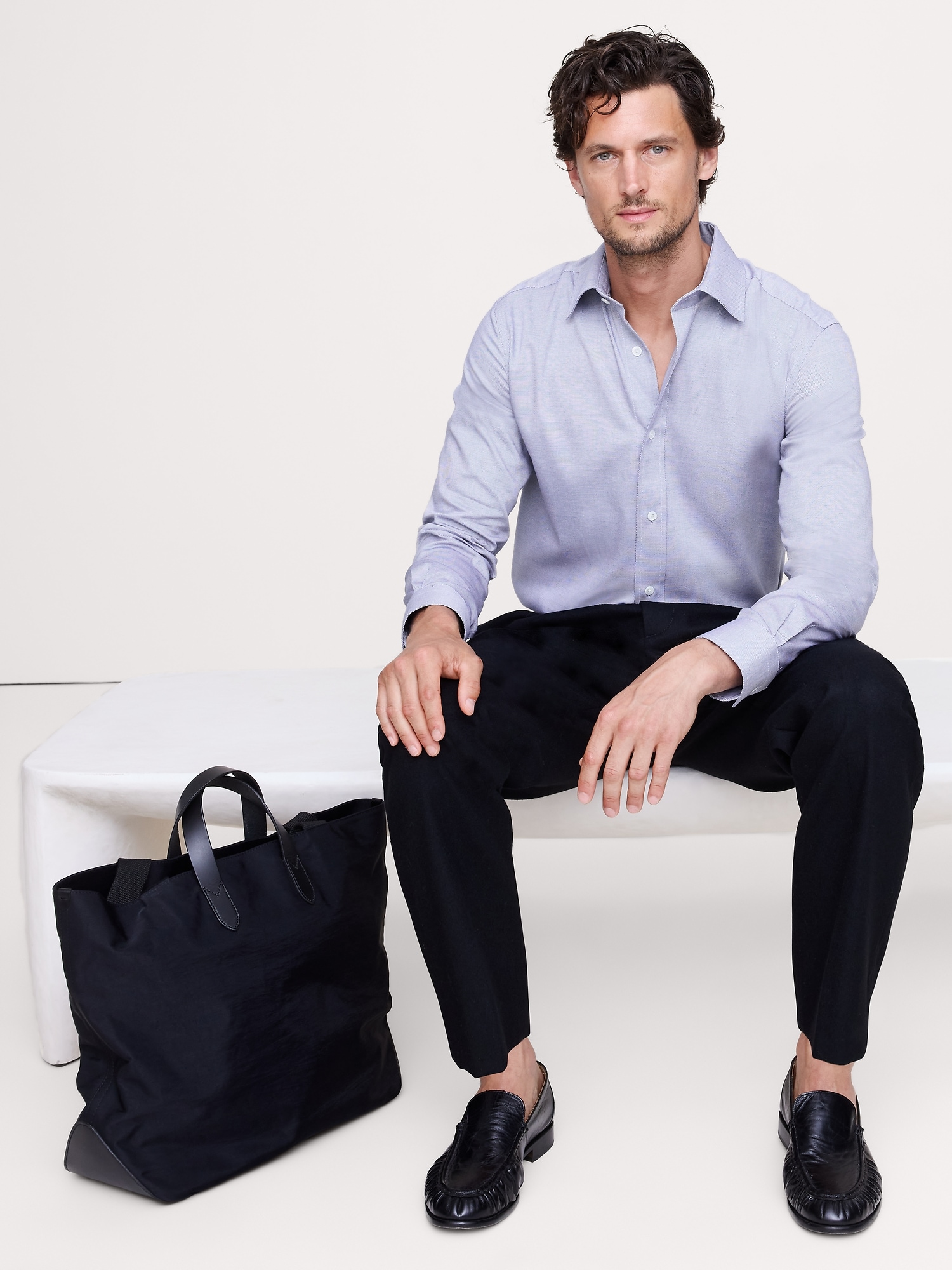 Standard-Fit Wrinkle-Resistant Dress Shirt