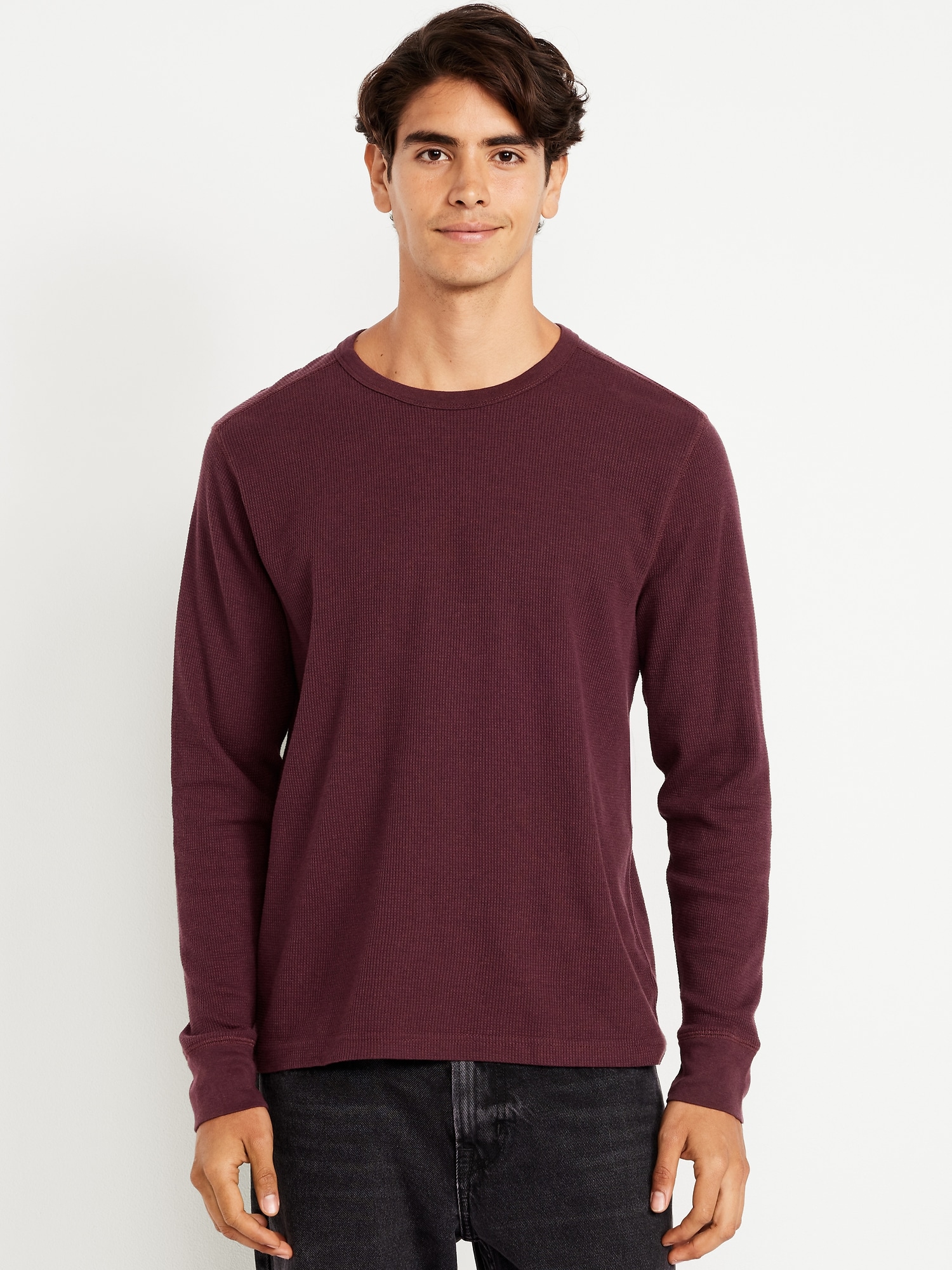Waffle-Knit T-Shirt