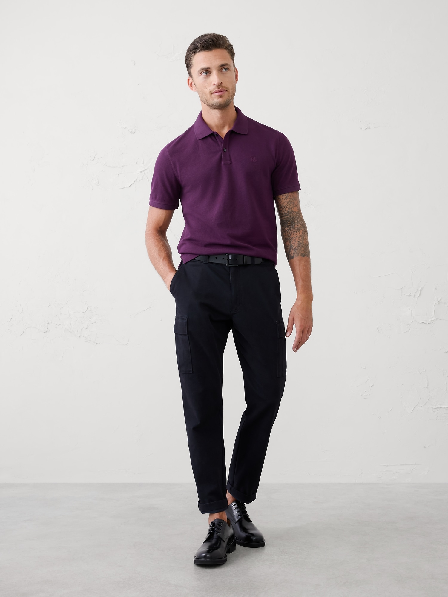 Standard-Fit Pique Polo