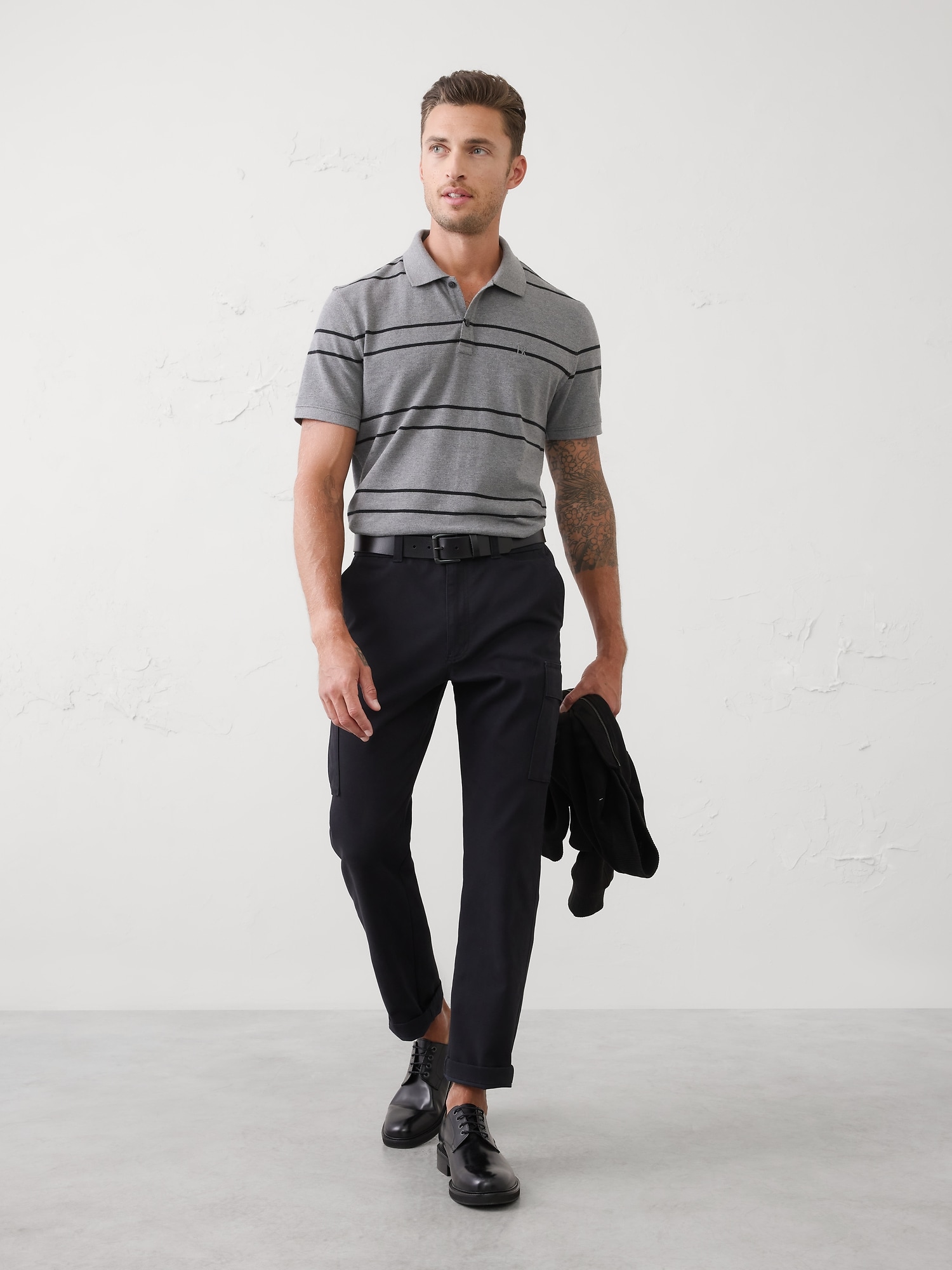 Standard-Fit Pique Polo