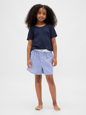 リサイクル フランネル パジャマボクサーショートパンツ (キッズ)