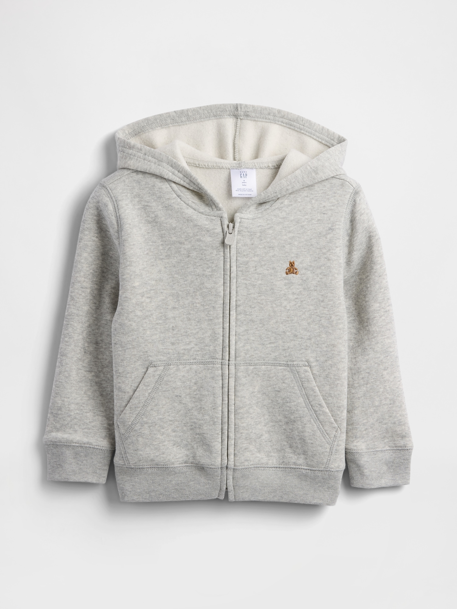 babyGap Brannan Bear Fleece Zip Hoodie
