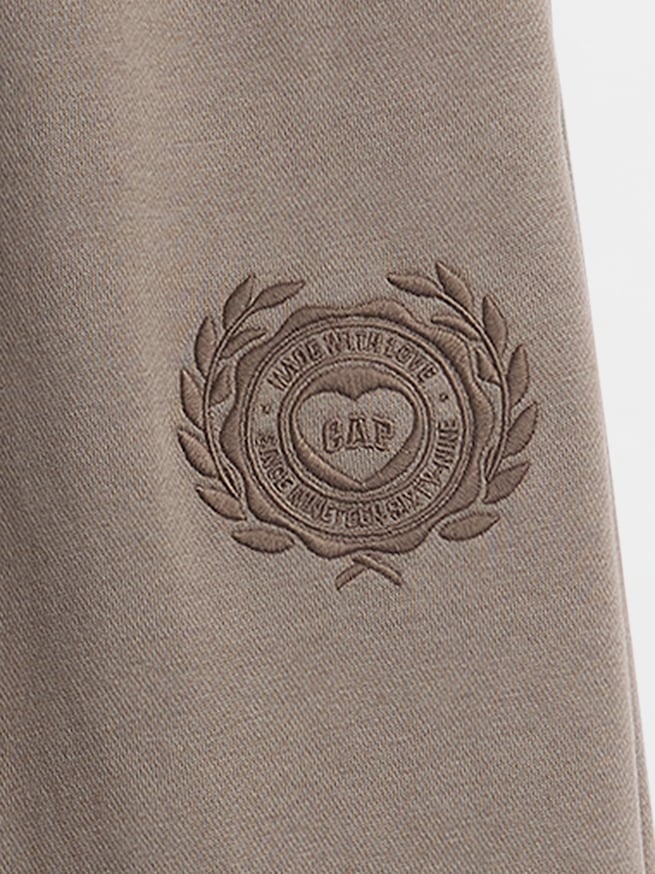 ハイライズ ヴィンテージソフト ハート GAPロゴ バギースウェットパンツ-4