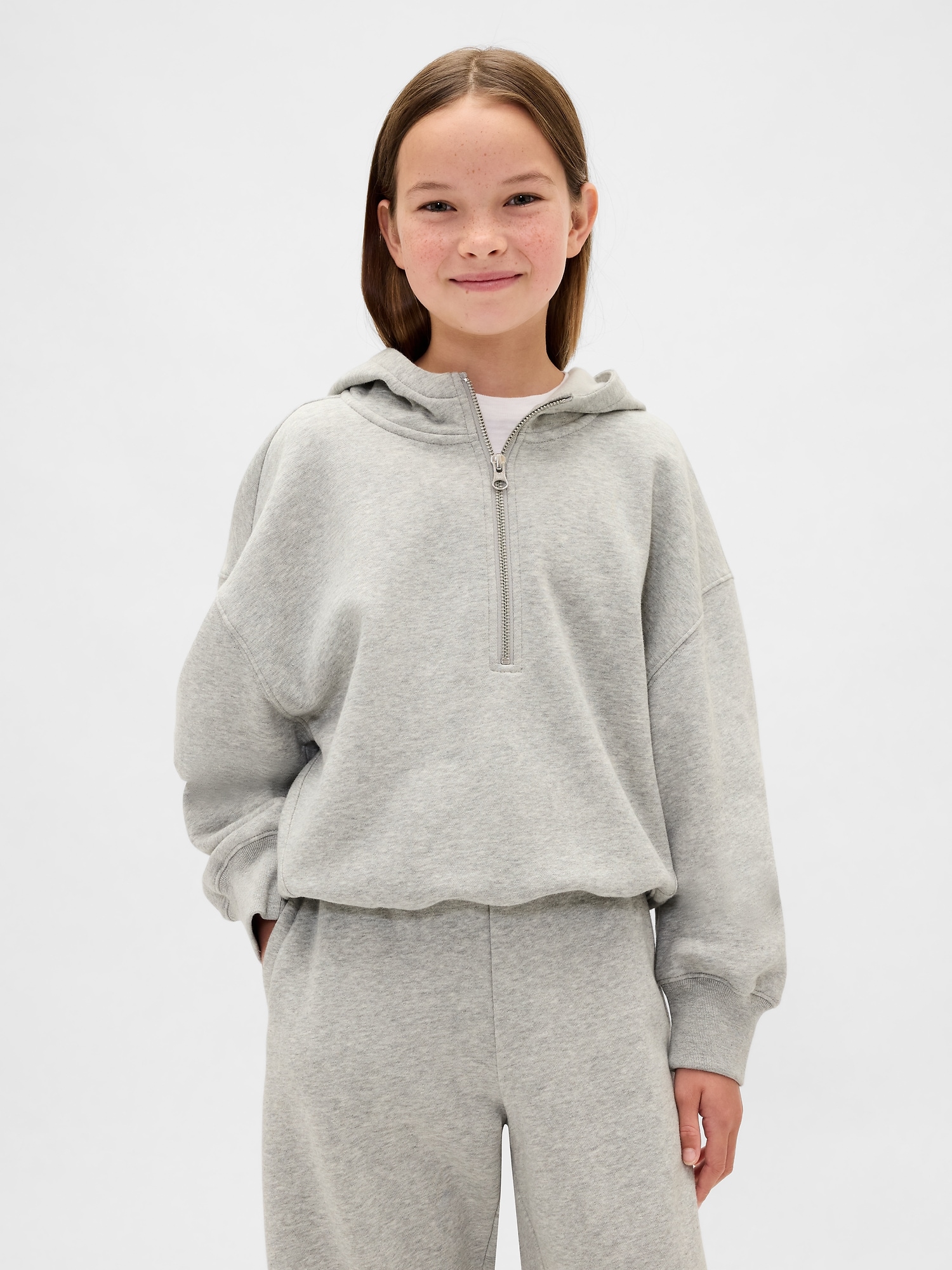 Kids VintageSoft Half-Zip Hoodie