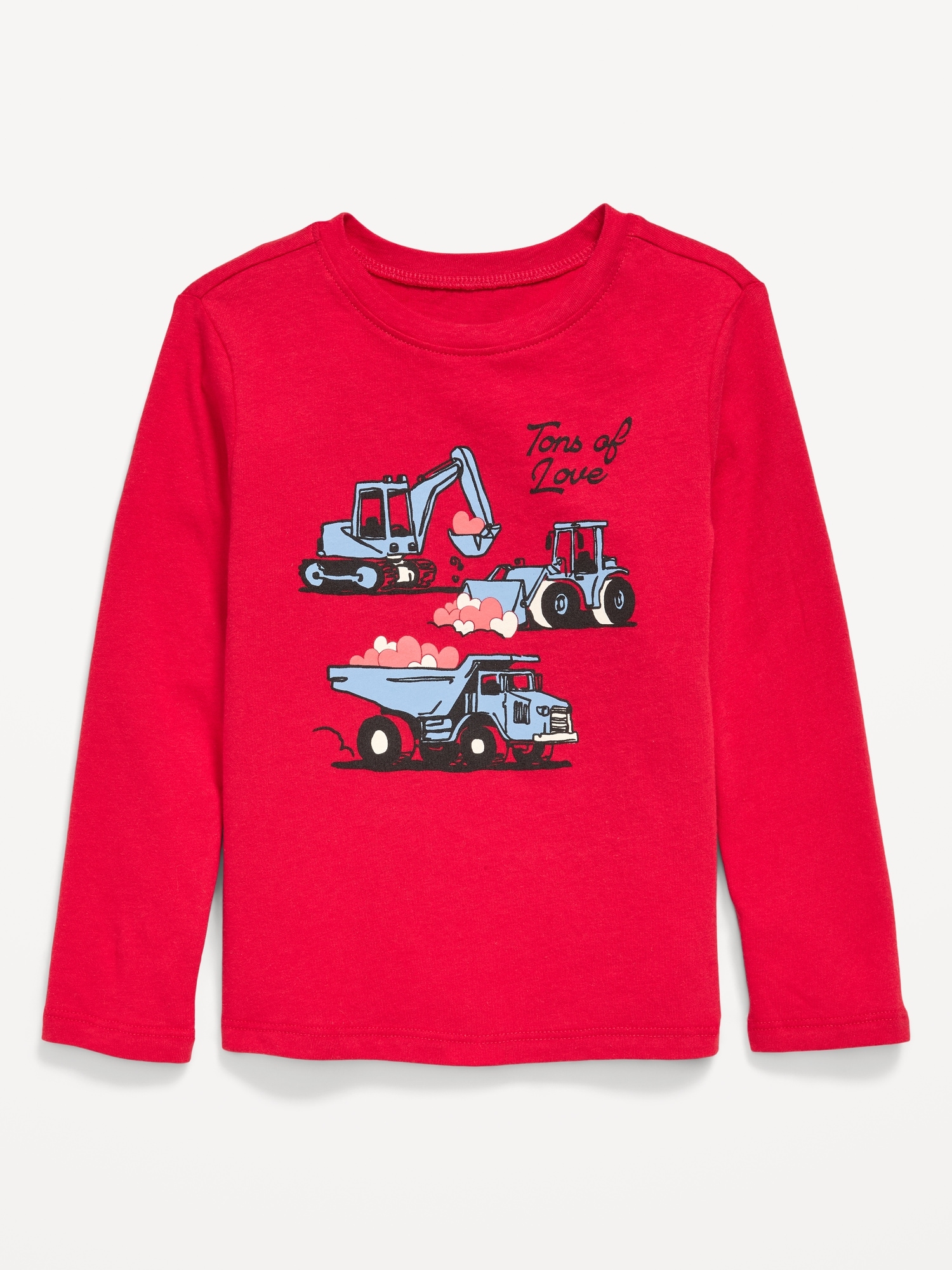 Long-Sleeve Unisex Graphic T-Shirt for Toddler