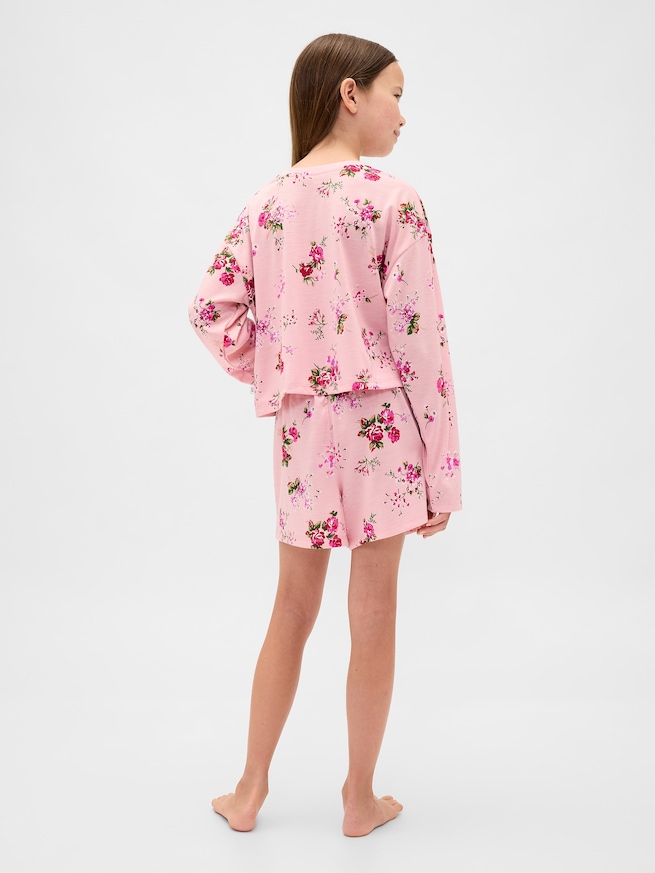 リサイクル ショートパンツパジャマセット (キッズ)-1