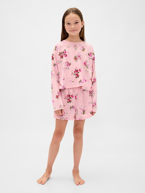 Kids Recycled PJ Short Set