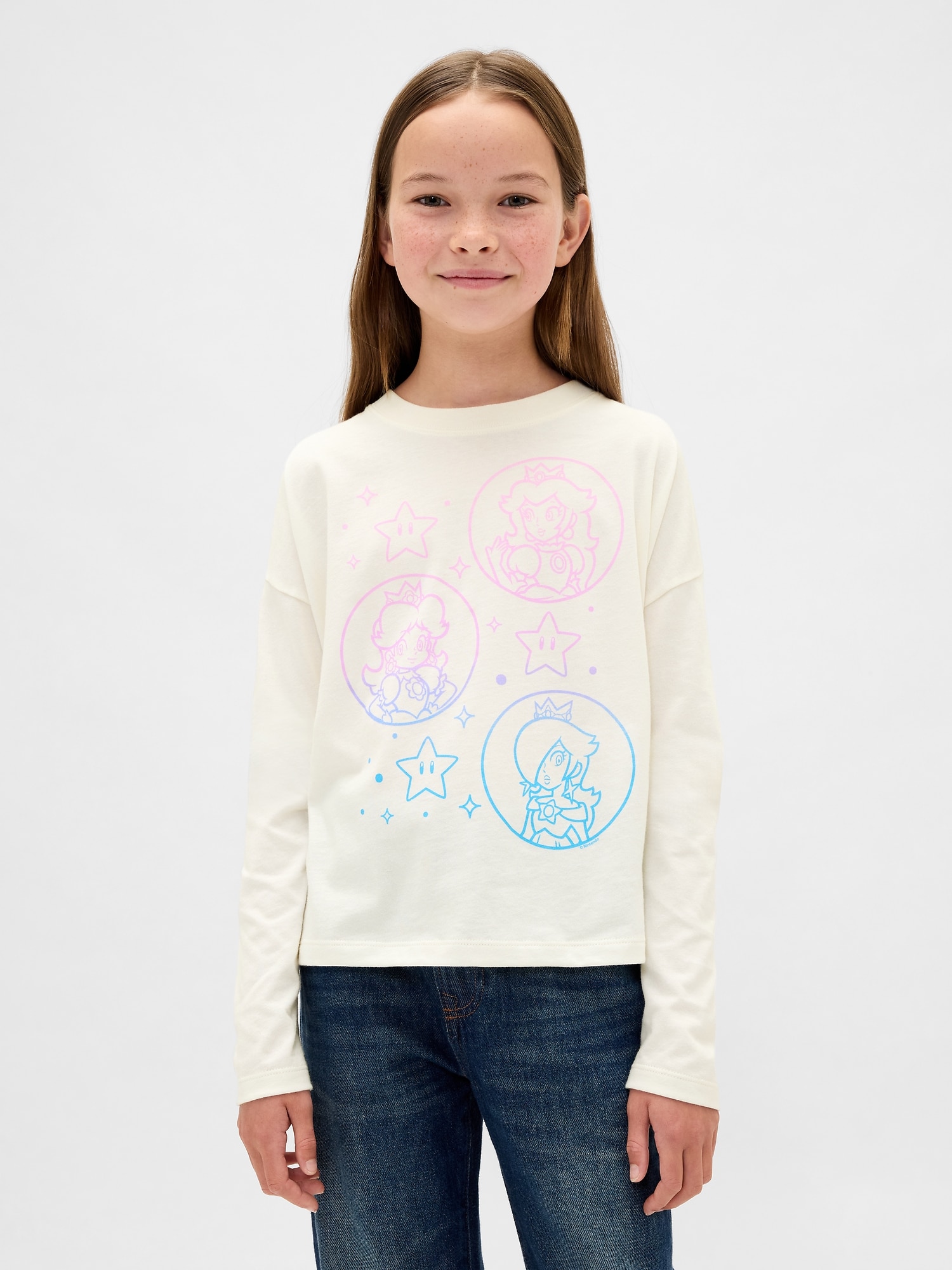 T-SHIRT SURDIMENSIONNÉ À IMPRIMÉ SUPER MARIO POUR ENFANT