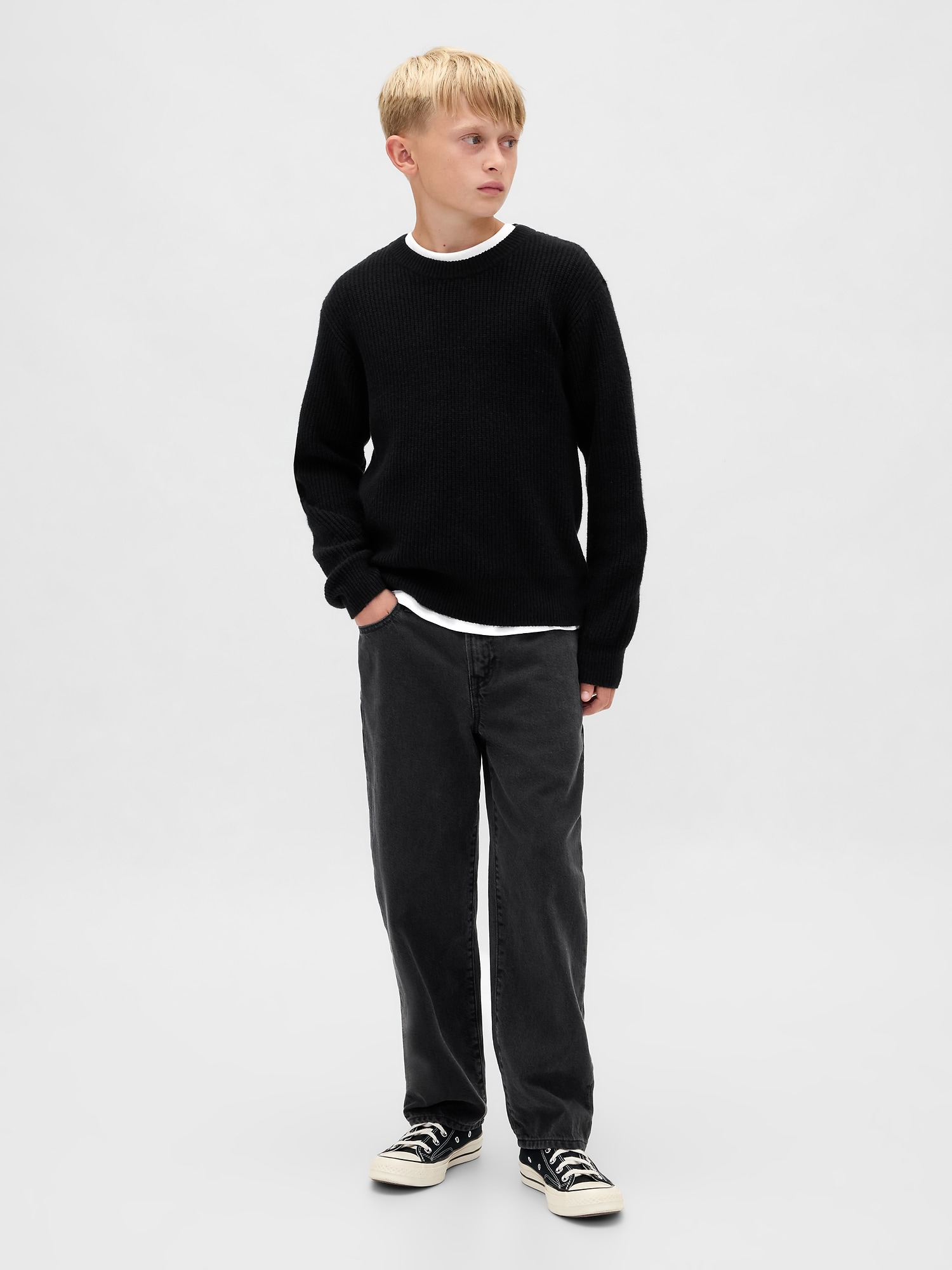 Gap リラックスフィット ソフトデニム (キッズ) Gap リラックスフィット ソフトデニム (キッズ)