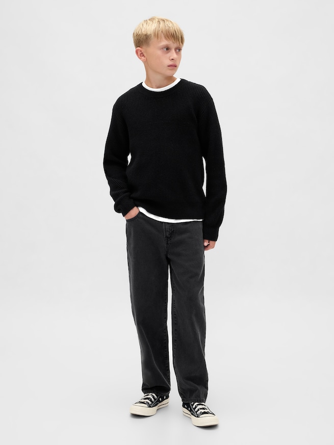 リラックスフィット ソフトデニム (キッズ)-0