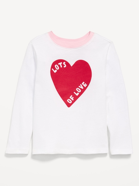 Long-Sleeve Graphic T-Shirt for Toddler Girls