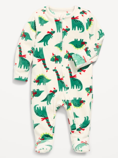 Velvet 2-Way-Zip Sleep & Play Footed One-Piece for Baby