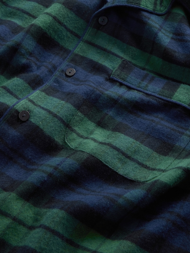 スーパーソフト フランネル パジャマシャツ (ユニセックス)-5