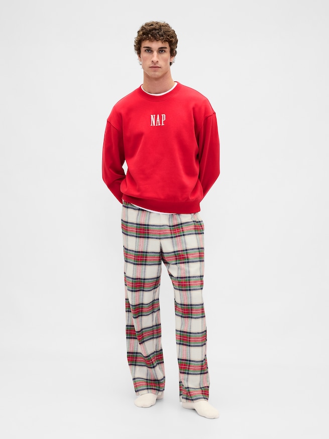 スーパーソフト フランネル パジャマパンツ (ユニセックス)-3